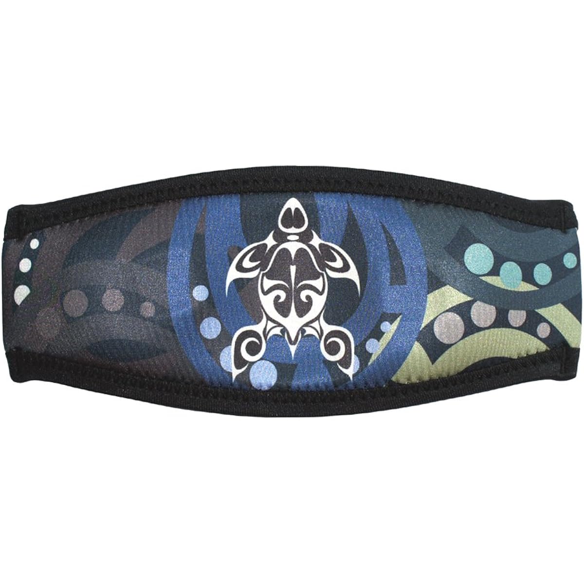 SeaCanary Snorkeling Diving Mask Strap Cover Makauhonu Black