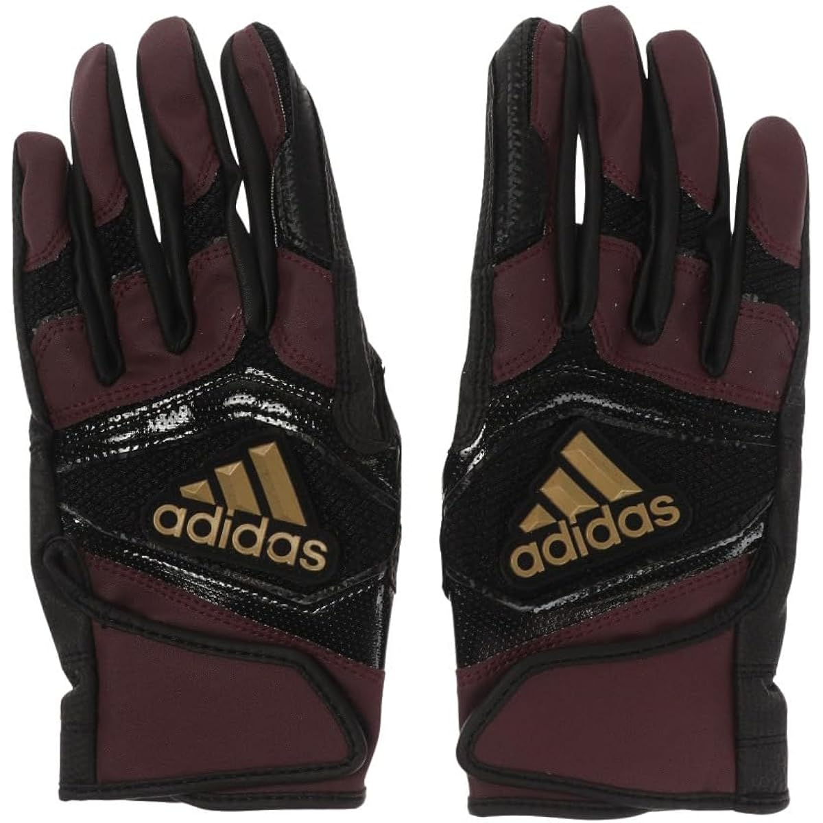 ADIDAS Adidas 21 Batting Glove BASIC LBG401 1974 Black x Purple Baseball Baseball Equipment L 1974
