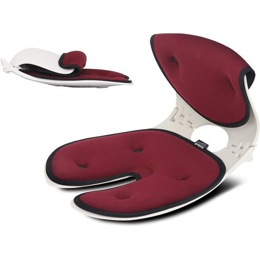 [Olivac] Telework Recommended Pelvic Support Chair Posture Correction Genuine Product (Manufacturer Genuine) (Red)