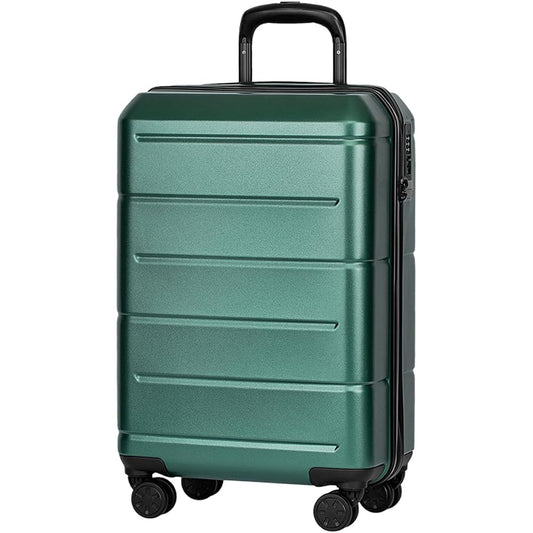 [CXXQ] Suitcase Large Capacity Carry Case M Size Carry Bag TSA Lock Zipper Type Trunk Case Large 60L Shockproof PC+ABS Quiet 4 Wheels 360 Degree Swivel Casters 3 Level Adjustable Caliber Waterproof PC Storage Business Business Travel 2 Nights 3 Days 24 I