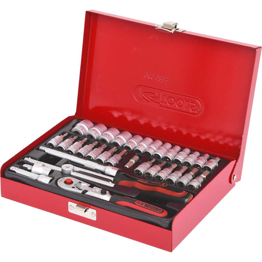 KS TOOLS 1/4" Socket set 33 pcs 911.0833