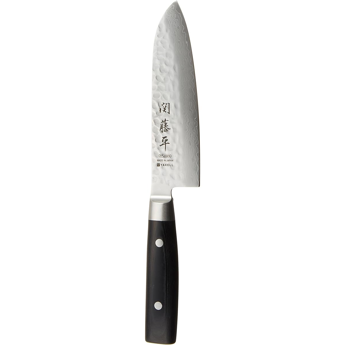 Yaxel Seki Tohei 37 Layer Damascus Santoku Knife 30697 3422-045 Black Blade Length 16.5cm