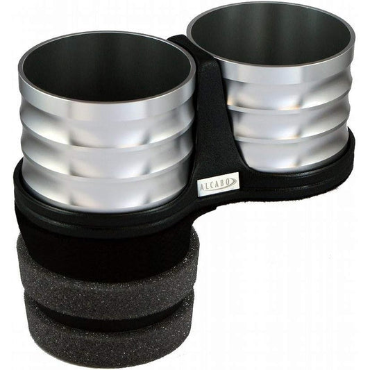 ALCABO Multi-Pocket Series "Silver Cup Holder" Product Number: AL-T108S ■BMW/FIAT/LEXUS/Mercedes-Benz/PORSCHE/TOYOTA