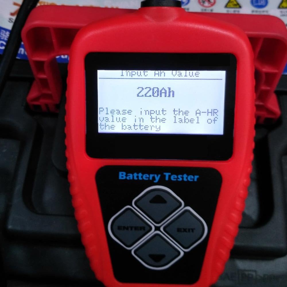 zmart Battery Tester 12V 2000CCA Capacity Hydrometer Internal Resistance Cranking Current Japanese [Parallel Import]