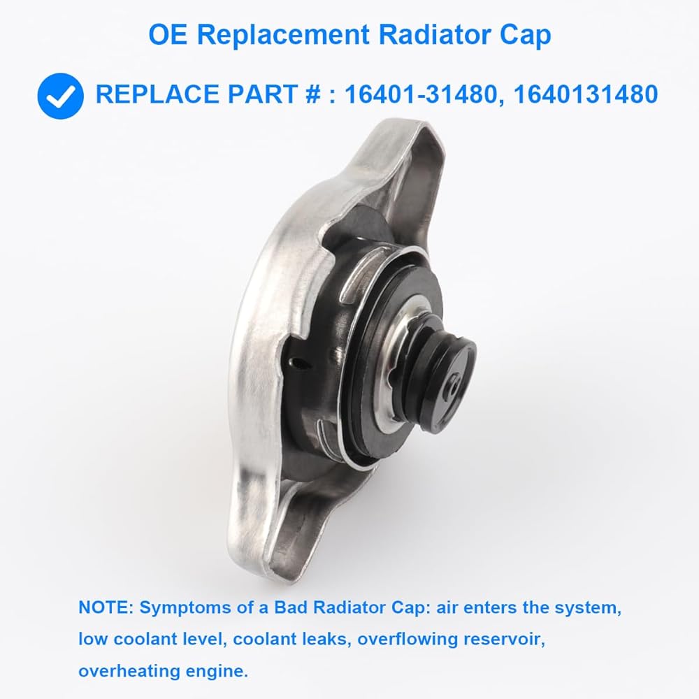 Radiator cap replacement 16401-31480 16401-31480 Toyota Lexus -4RUNNER Avalon Camry FJ Cruiser Sequoia Siena Takoma Tandola Venza Yaris ES350 GS430 GX460 GX460 RX350 RX350 RX350 SC430 etc.
