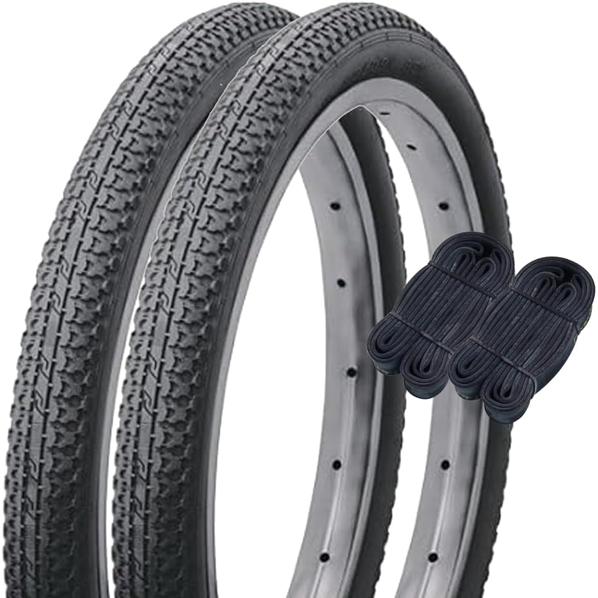 Shinko 20 inch bicycle tires 1.2mm wall thickness tube set of 2 each pair winding standard tires 20 x 1.50 black H/E SR165 60309