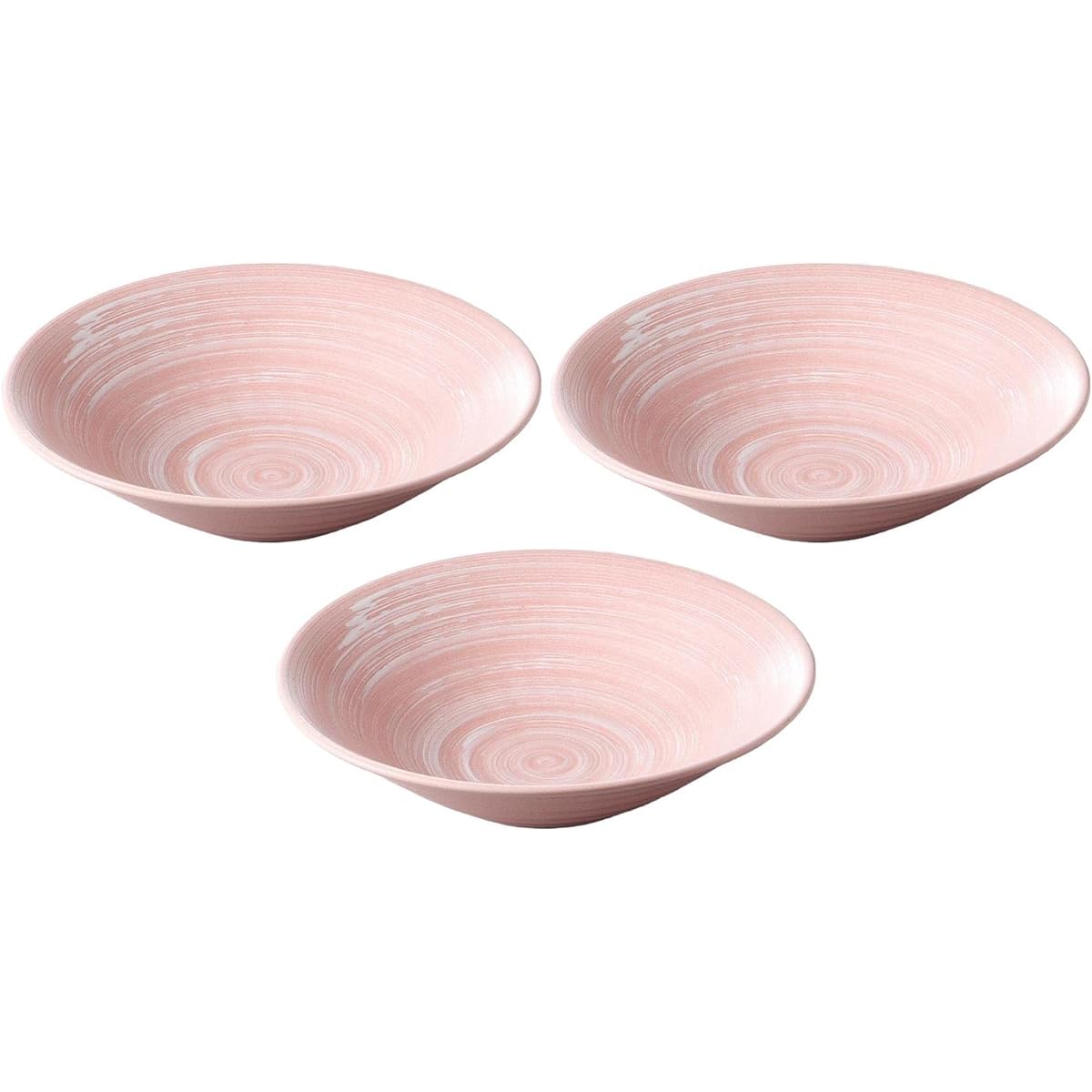 Set of 3 Hana no Mai Ripple 8.0 pot [26.2 x 7cm] [Large bowl]