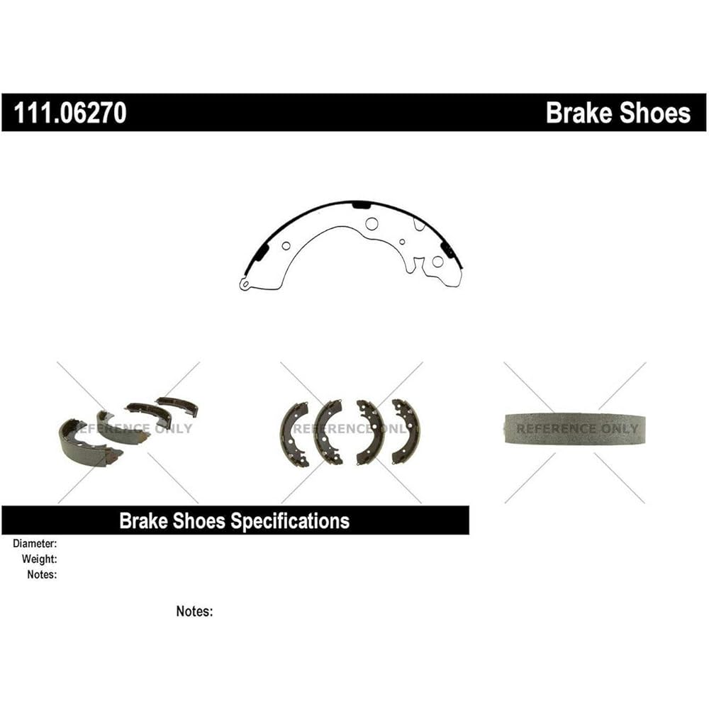 Centric Parts 111.06270 Brake shoes