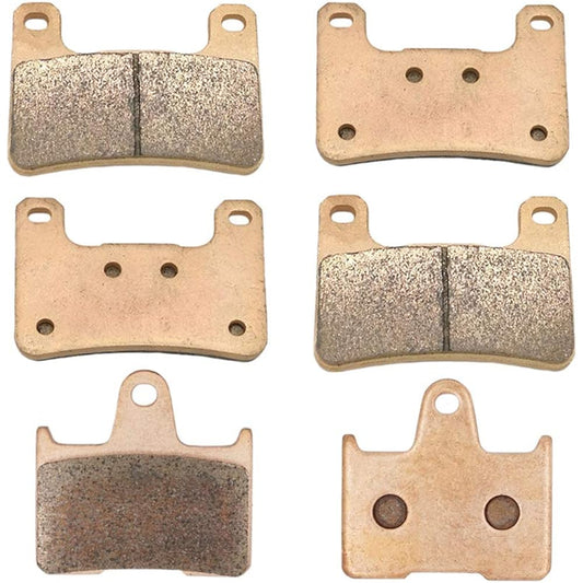 SYUU Motorcycle Front Rear Heavy Sintered Metal Brake Pad Suzuki GSXR 600 GSXR 750 2004-2005 GSXR 1000 FA379F FA254R