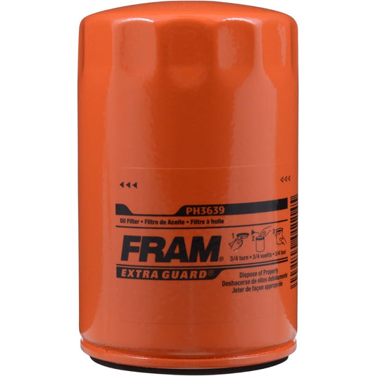 FRAM Extra Guard PH3639 10K Mile Changed Spin -on Oil Filter