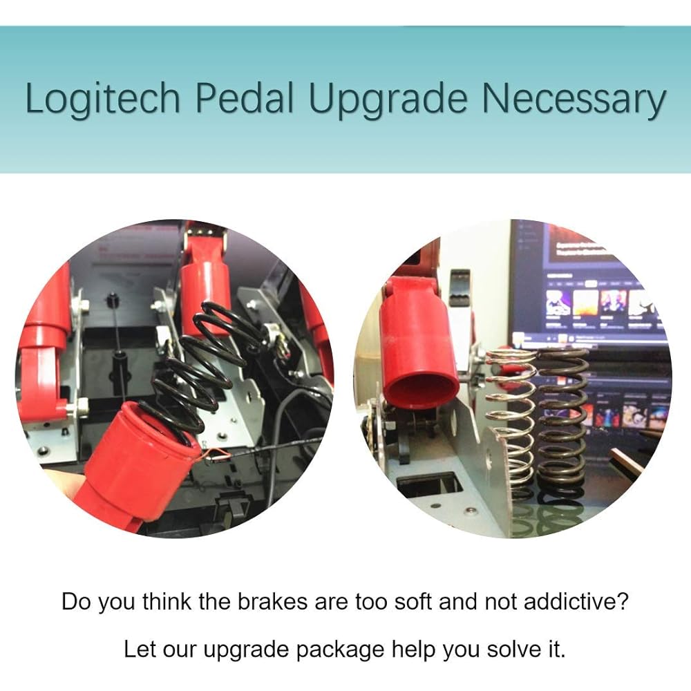 GLODORM Upgrade MOD Brake Pedal Spring Kit Logitech G27 G29 G920 G920 Racing Wheel