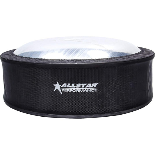 ALLSTAR Performance Air Filter Rap Prefiller outer diameter 14 inch height 4 inch polyester black 14 inch Washing filter each 14 inches
