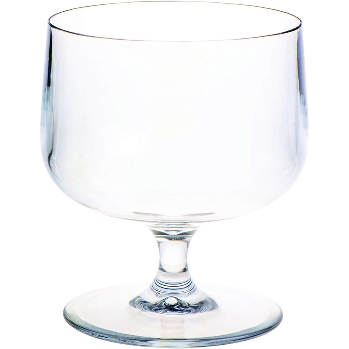 FOYER Unbreakable Vase Flower Base Polycarbonate Stylish Height 42 cm Width 28 cm Large 2300065 Clear F