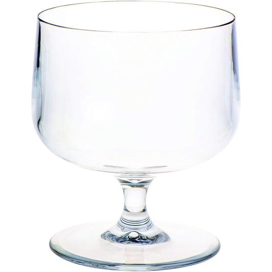 FOYER Unbreakable Vase Flower Base Polycarbonate Stylish Height 42 cm Width 28 cm Large 2300065 Clear F