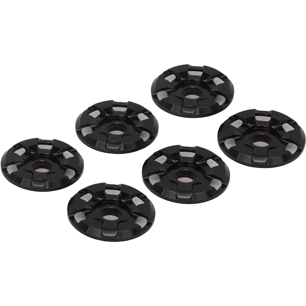SP TAKEGAWA Machined Aluminum Side Color Black 6 Pieces GROM (JC92)/MSX GROM 09-11-0260