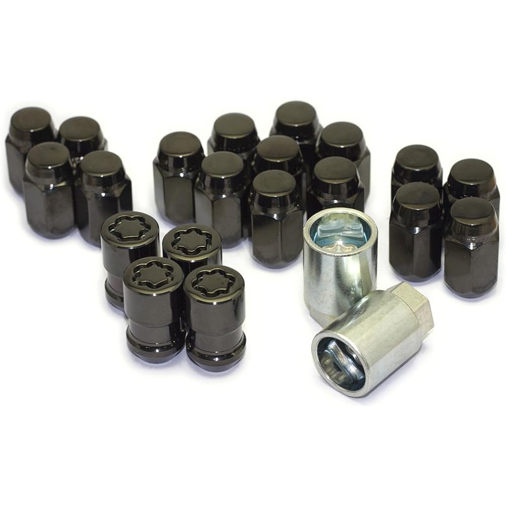 McGard MCG-84557B Lock Nut M12X1.5 (Black) Installation Kit 20 Pieces MCG-84557B