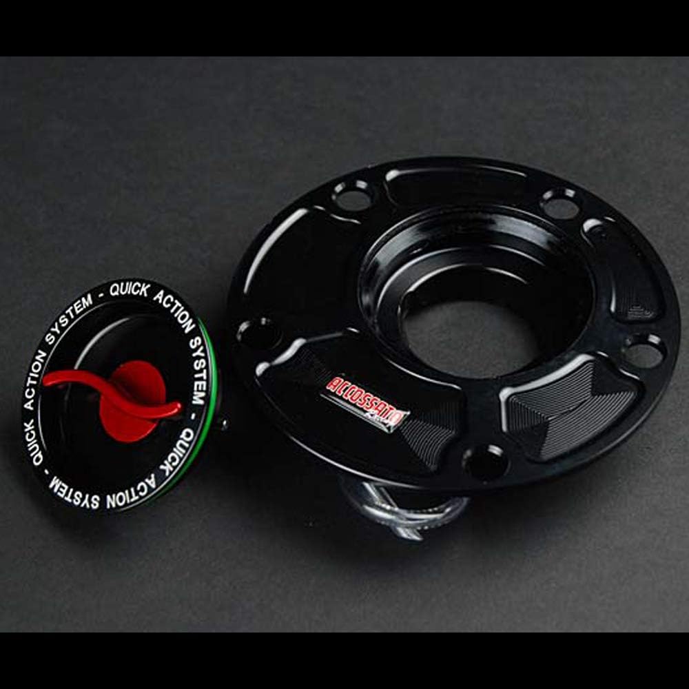 ACCOSATO Aluminum Fuel Tank Cap Ver.3 DUCATI 848 1098/S 748 916 996 998 and others Silver