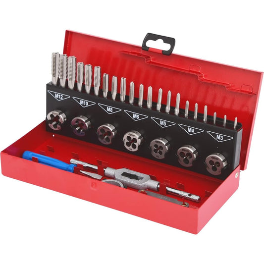 KS TOOLS HSS tap and die set 32 pcs 331.0632