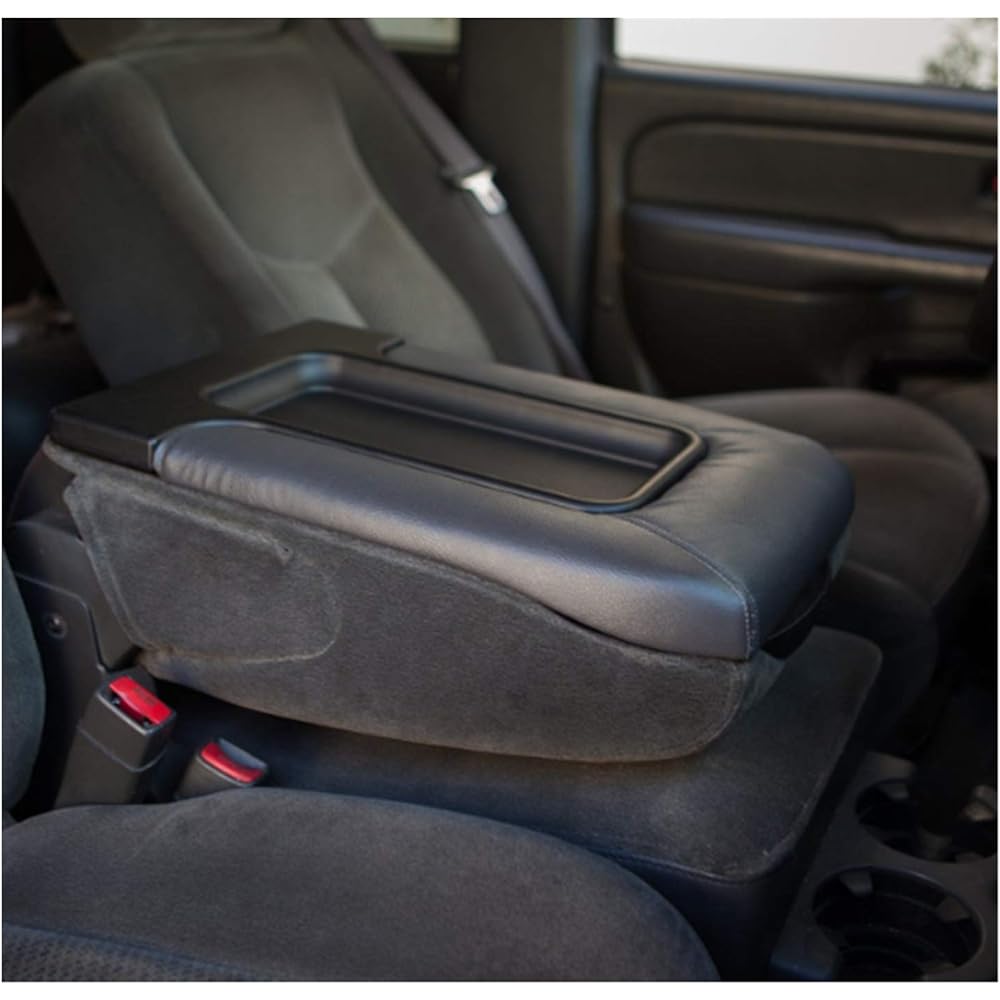 EZZY AUTO Dark Gray Center Console Lid Armrest Kit Chevrolet Syl Ballad 1500 Chevrolet Avarante Taho GMC Cadillac Escaled 2000-2006 For models