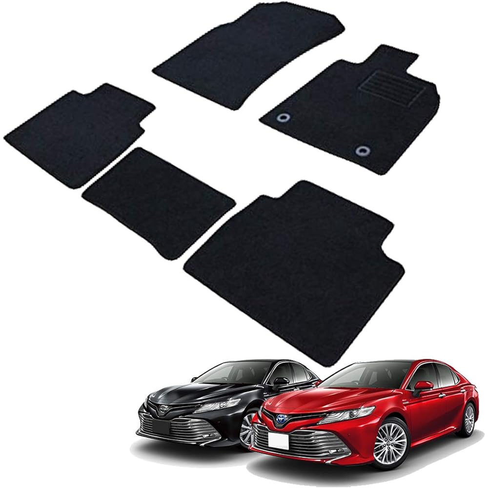 Fenice Car Mat Floor Mat Domestic Production (Toyota Camry 70 Series / Daihatsu Altis 70 Series) Black Non-Slip Shape Resistant to Slip Car Mat (Car Parts Specialty Store)