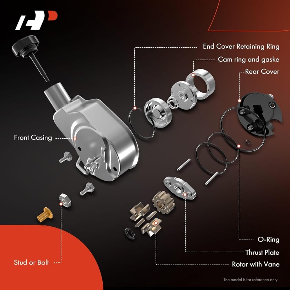 A-PREMIUM Power Steering Pump with Reservoir Chevrolet S10 Blazer GMC Jimmy Sonoma Home Brey Bravada Compatible