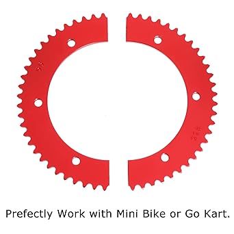 Split sprocket 56 teeth #35 Sprocket for pitch chain and mini bike