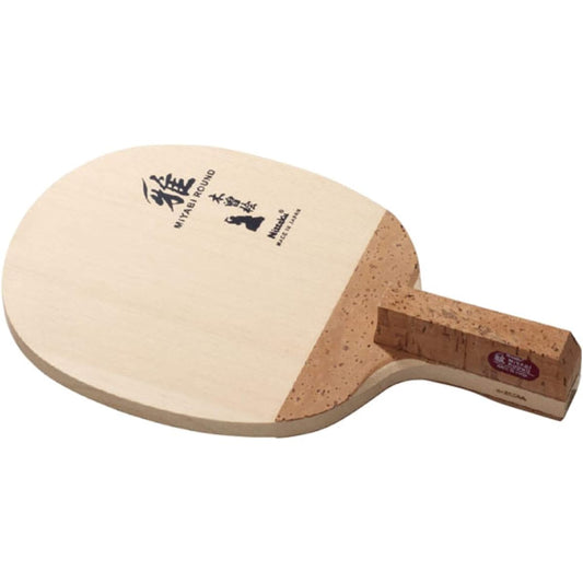 Nittaku Table Tennis Racket Miyabi Round Pen Holder (Japanese Style) Wood NE-6692