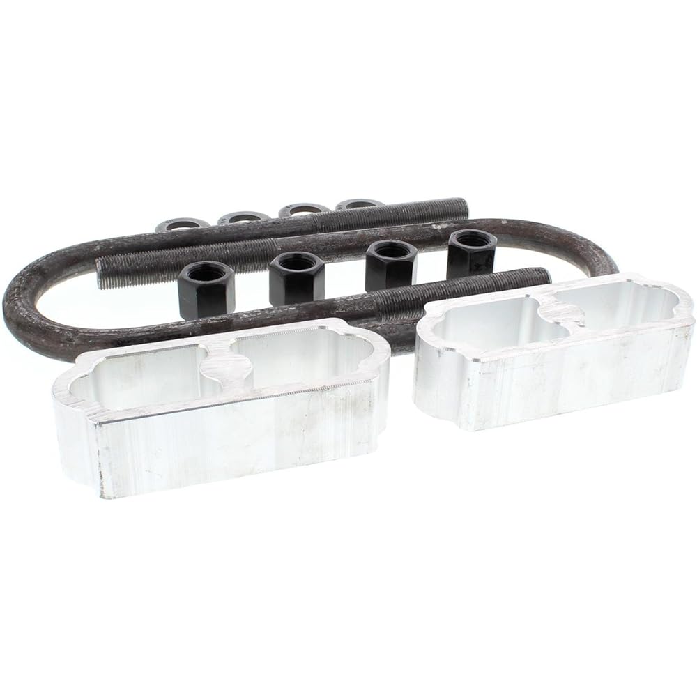 SPEEDWAY MOTORS 1960-72 Chevrolet Pickup 2 inch Rear Low down block Kit coil Spring compatible aluminum block U Bolt shaft Sim option