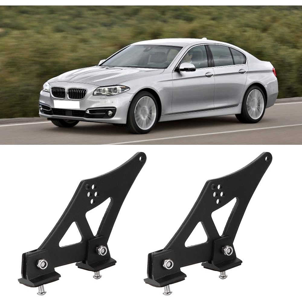QIILU Spoiler Leg 5 inch Universal Car CNC Aluminum Alloy Rear Wing Trunk Racing Tail Spail Leg Mount Bracket