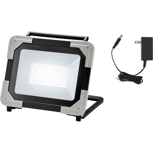 Takagi EARTH MAN Rechargeable LED Work Light 50W WLT-50LiA Thin Compact Light Intensity 3 Level Adjustment Approximately 8 Hours Continuous Light Wide Angle Waterproof Dustproof Floodlight Work Light Work Light Flood Light Nighttime Dark Place Outdoor Wo