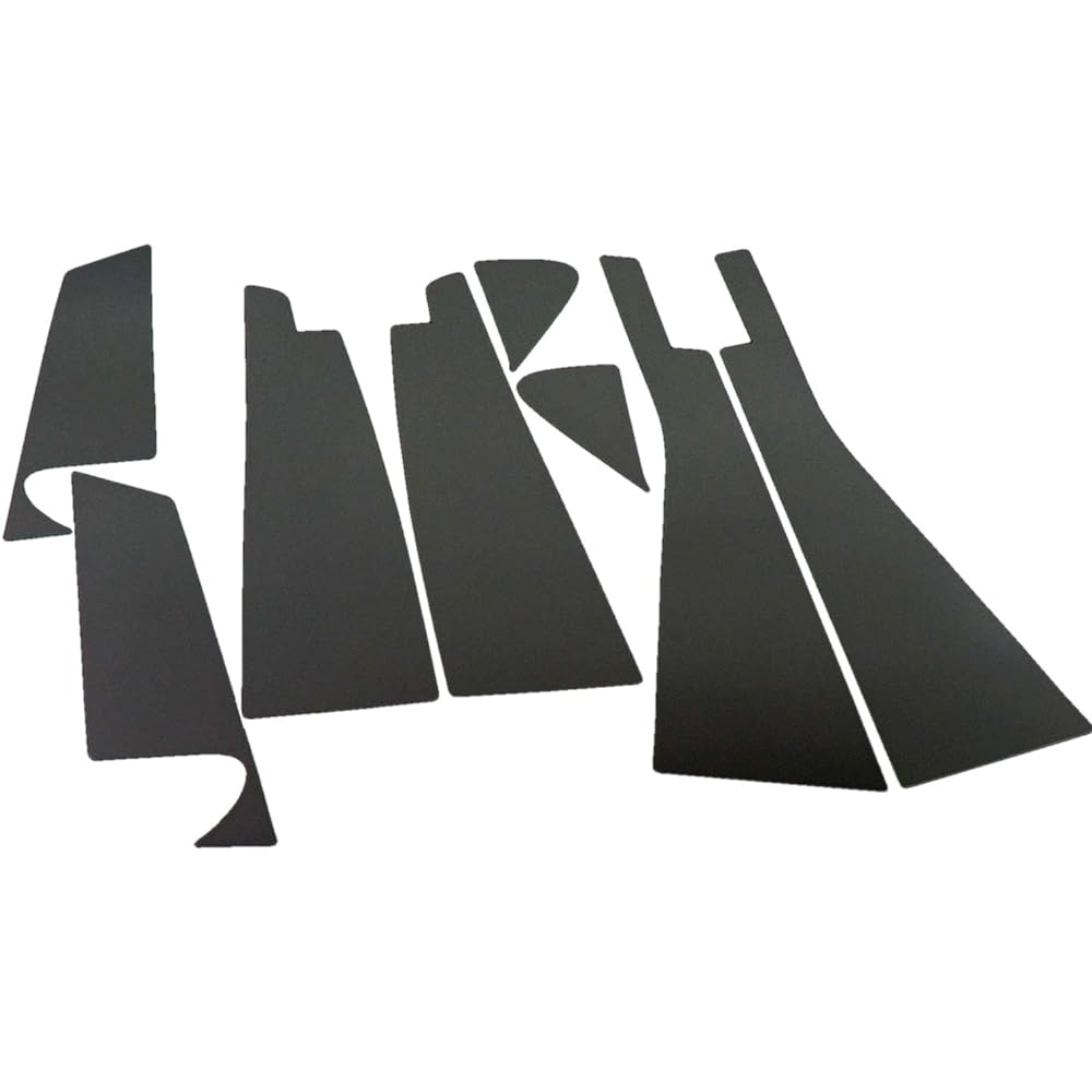 BRIGHTZ Alphard 20 25 Super Mirror Stainless Steel Black Plated Pillar Panel Visor Useful 8PC [PIL-BLA-093] ANH20W ANH25W GGH20W GGH25W ANH GGH H20 H25 Alphard 4957