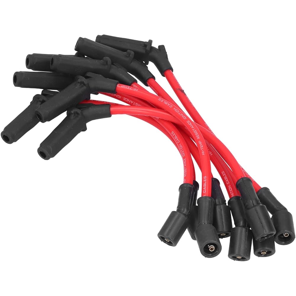 Spark Plug Wire Ignition Cable Set Ignition Cable Set Engine Spark Plug Cable Ignition System Cable Replacement for Buick Liner 5.3L 2004