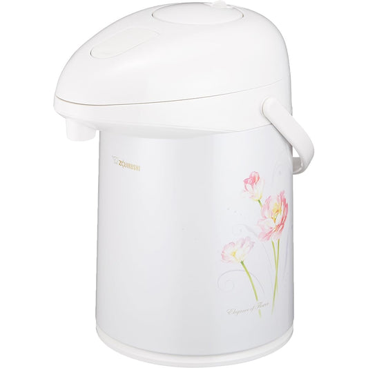 ZOJIRUSHI Glass Thermos Air Pot Tabletop Thermal 2.2L White AB-RB22-FC