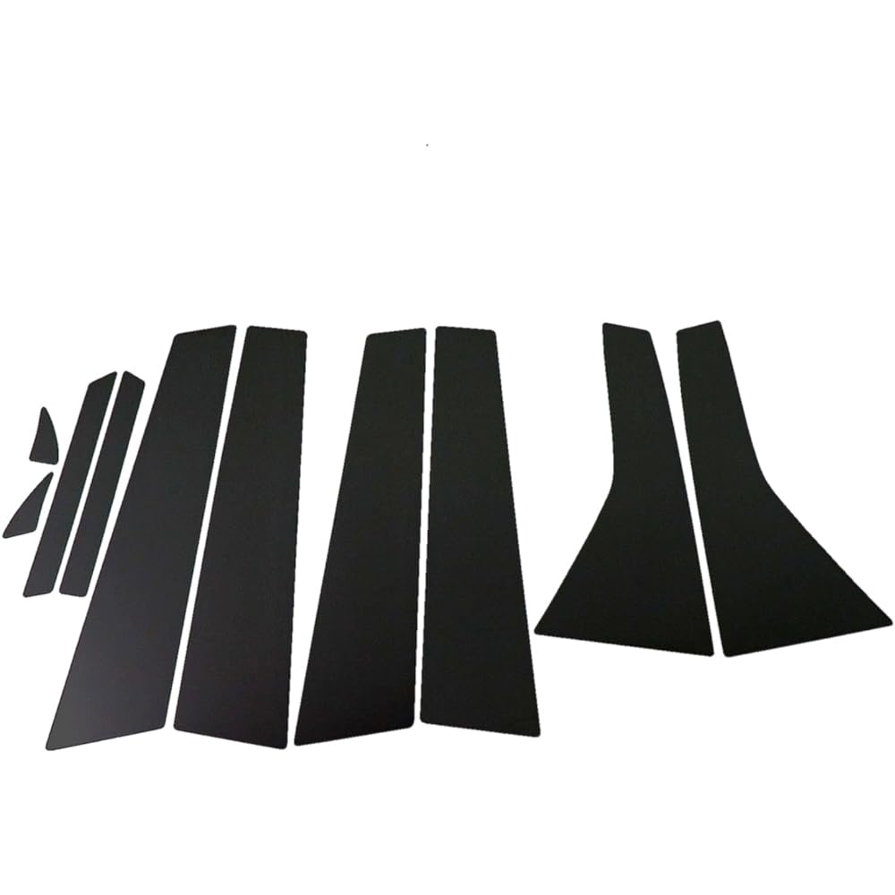 BRIGHTZ Stream RN6-9 Super Mirror Black Plated Pillar Panel Cover 10PCs Without Visor [PIL-BLA-212] 5064