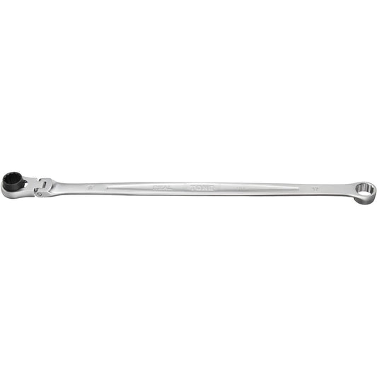 TONE Super Long Oscillating Ratchet Box Wrench RMA-17L Width across flats 17mm