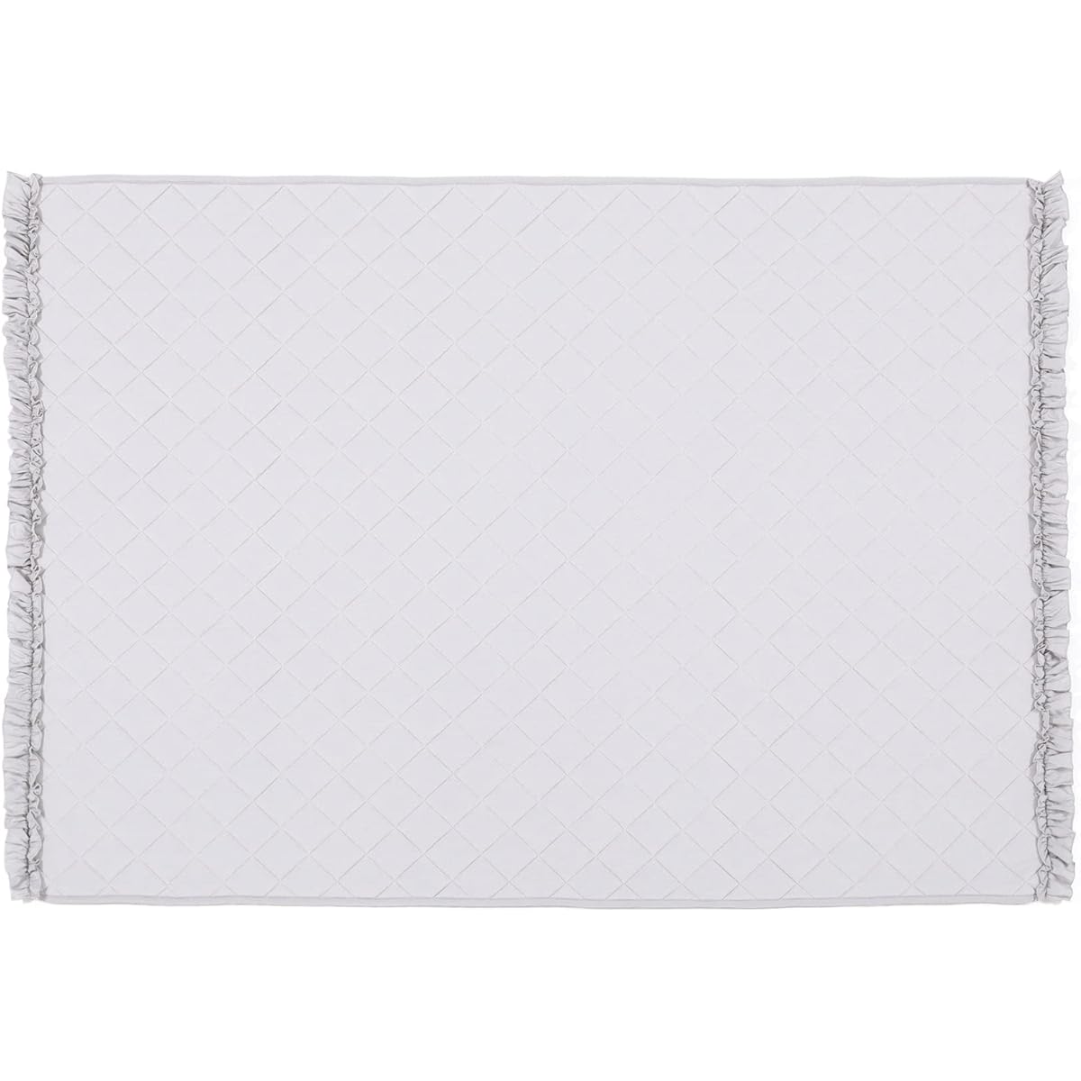 Francfranc Cool Quilted Rug Frill S Gray 140×100cm