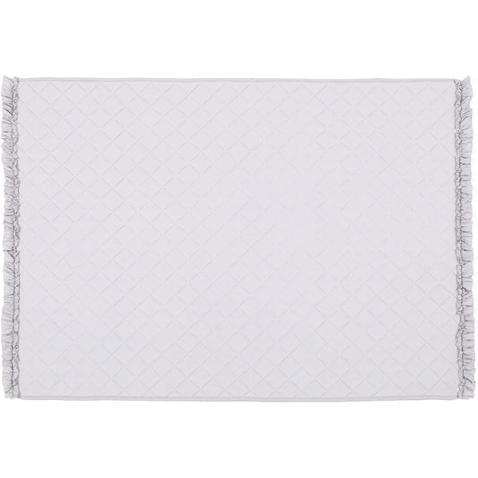 Francfranc Cool Quilted Rug Frill S Gray 140×100cm