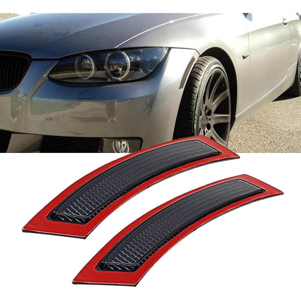 Package content: A pair of front bumper aside marker reflector (left and right).