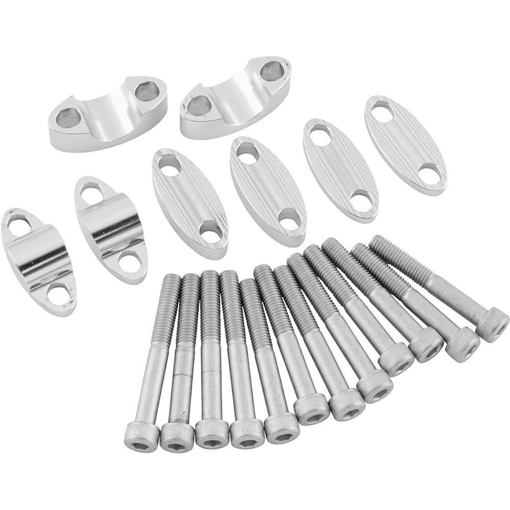 Bikemaster handlebar riser 7/8 inch silver