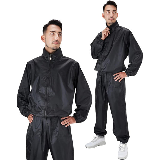 CLOTHASSIS Sauna Suit [Circulating Sweat System] For those who seriously want to lose weight, Weighted weight top and bottom set, Washable, Washable, Large size, Men's, Women's