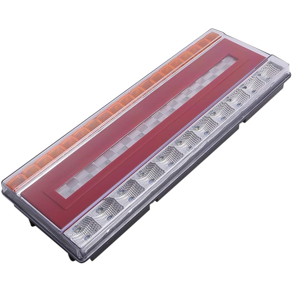 24V LED tail lamp sequential flowing turn signal light left and right set for small brake trucks, trailers, dump trucks, etc. General purpose dress-up custom parts (left and right set)