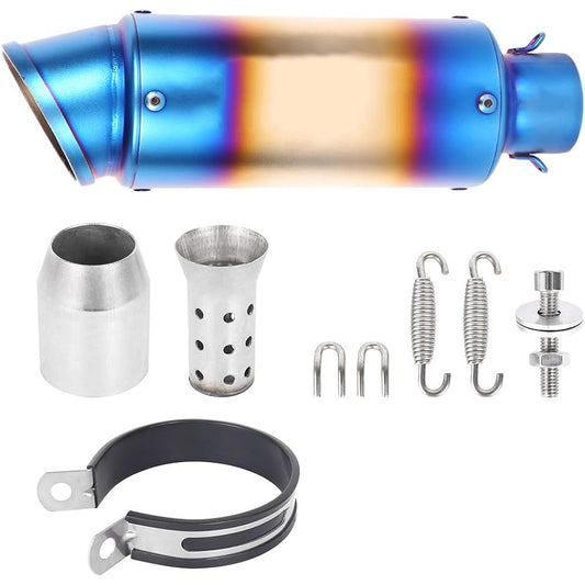 Fanaticalpurchasejp2019 Latest Slip-on Muffler Motorcycle Motorcycle Muffler Silencer General Purpose 51mm Exhaust Pipe Exhaust Pipe Motorcycle Exhaust Pipe (Half)