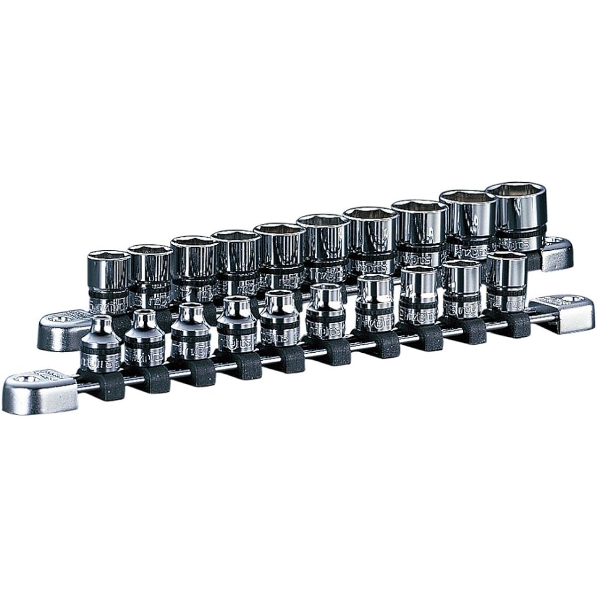 Kyoto Machinery Tools (KTC) Nepros Socket Set NTB320A Drive Angle: 9.5mm 20 pieces 1 set