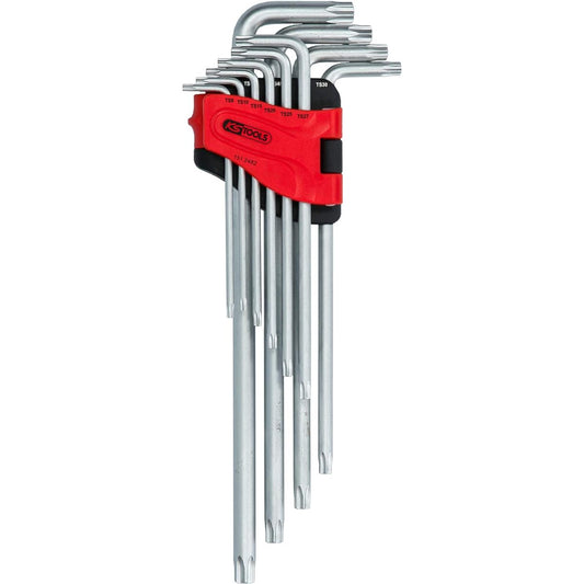 KS Tools Five Star Profile Tamperproof Key Wrench Set Long 10 Pieces 151.2482