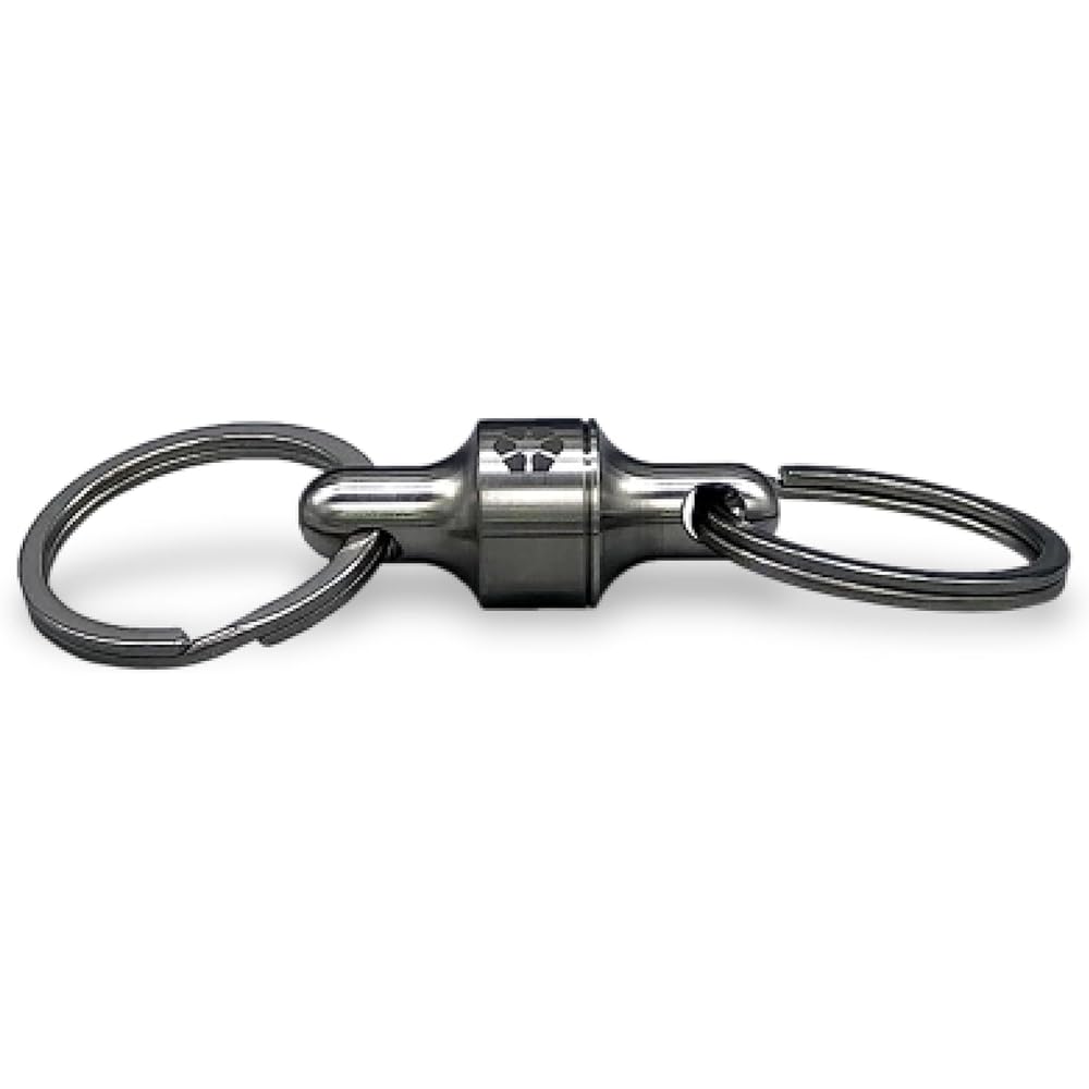 Kappa Quick Release Keychain, Detachable Keychain That Holds up to 10 lbs, Easy, Secure and Stylish Pull Apart Keychain