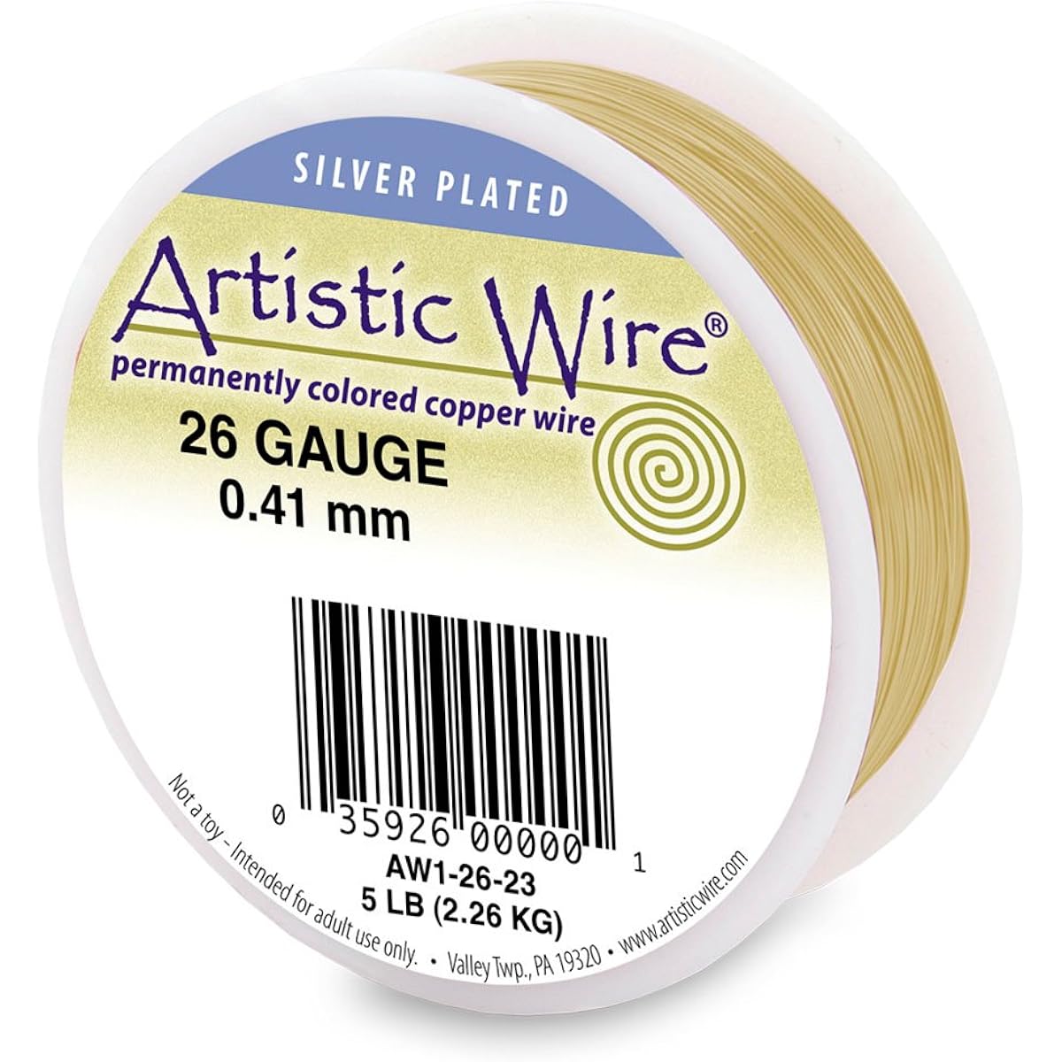 Taiho Trading Artistic Wire Long Spools (Commercial Use) Gold 0.25mm x Approx. 240m 30 AWS-30S-03-1/4#