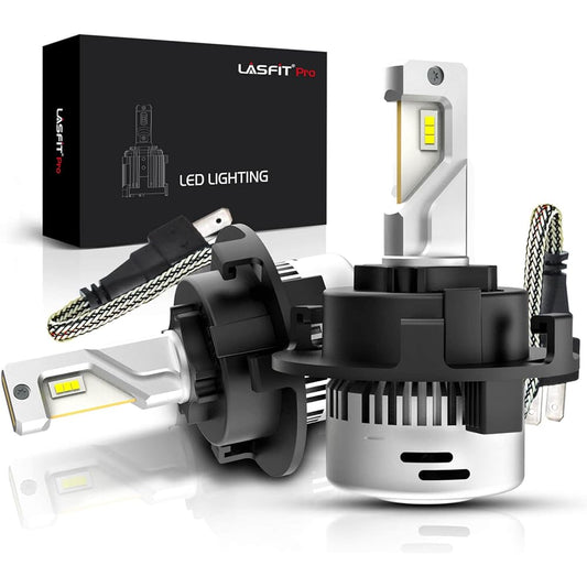 LASFIT H7 LED Bulb for Hyundai Tucson 2016-2020 Adapter Retainer Custom Design Plug and Play (Pack of 2)