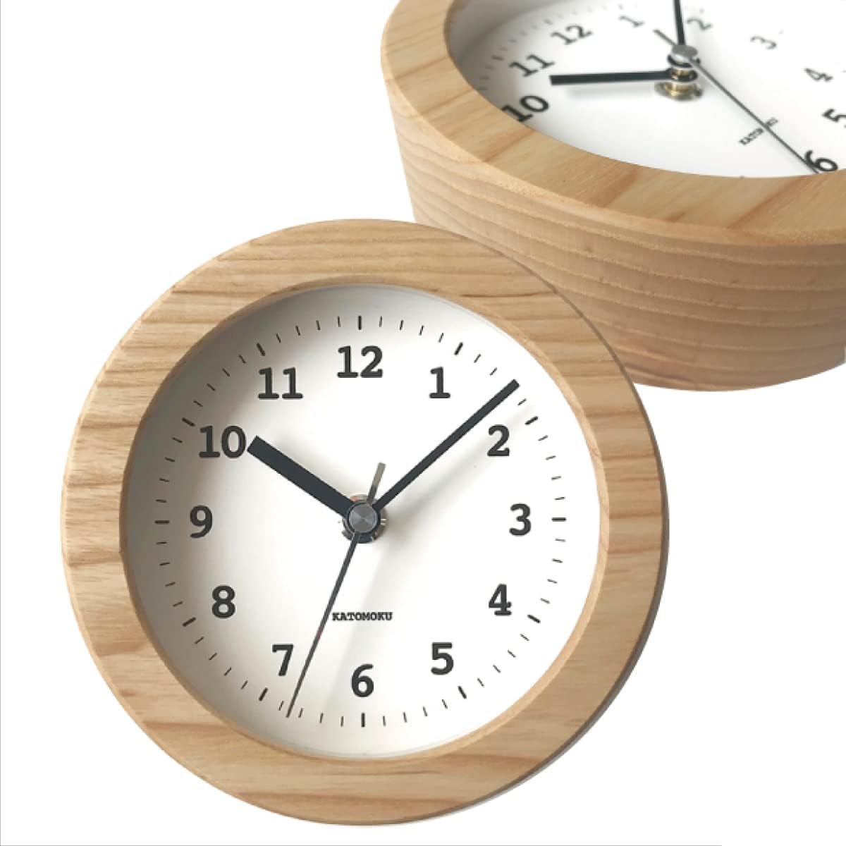 KATOMOKU Dual use clock 5 km-112NARC natural radio clock continuous second hand