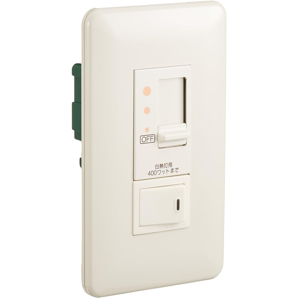 Panasonic Full Color Mood Switch B Single-Cut Incandescent Light Control Slide Type 400W Single-Cut Switch with Modern Plate WNP576143