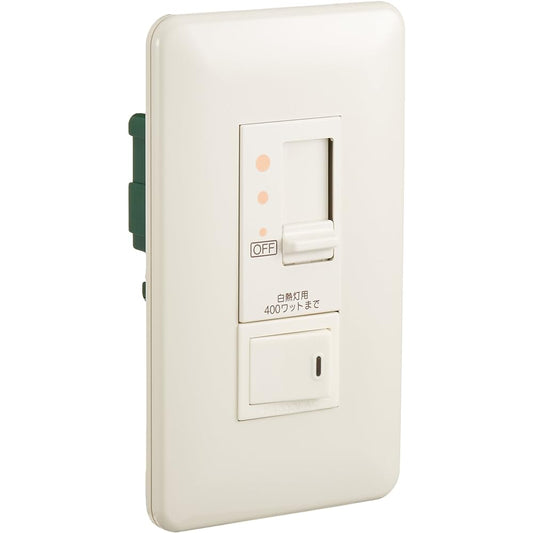 Panasonic Full Color Mood Switch B Single-Cut Incandescent Light Control Slide Type 400W Single-Cut Switch with Modern Plate WNP576143